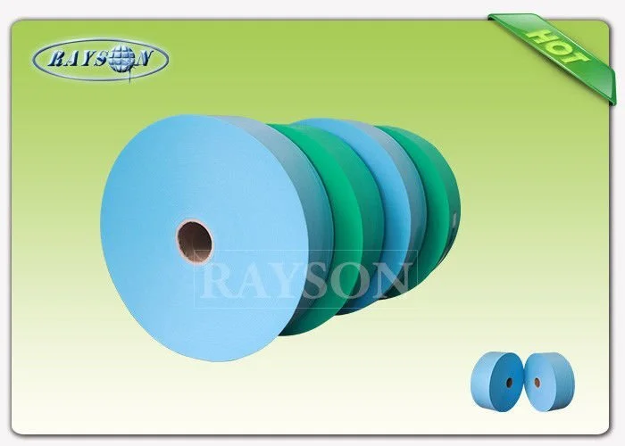 Anti bacterial Medical Consumable Disposable Non Woven Bed Sheet Roll For Europe Diaper Market 1