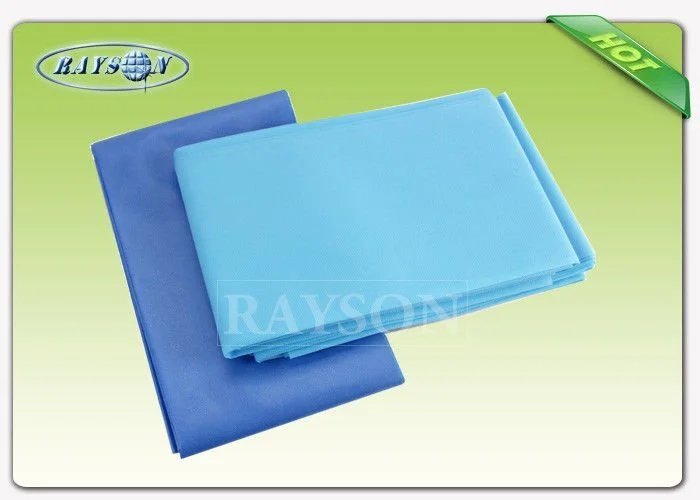 Zero Pollution Customized Disposable Bed Sheet Polypropylene 120 cm × 220cm 1