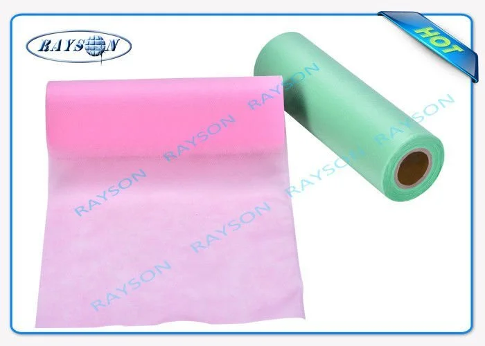 Embossed / Seasame Pattern Non Woven Medical Fabric , Non Woven Surgical Gown 1