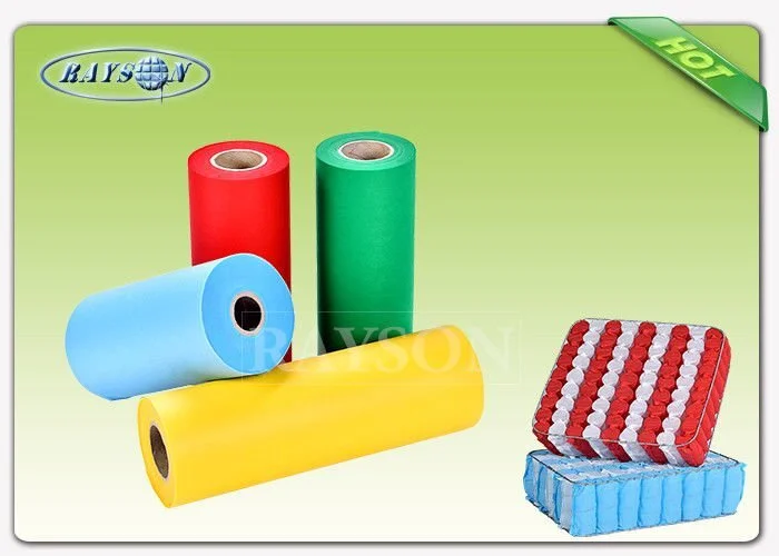 100% PP Flame Retardant  Polypropylene PP Spunbond Non Woven Fabric Showed In Canton Fair 1