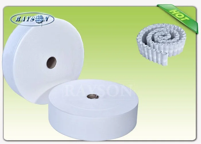 40-63 cm Width White Color PP Non Woven Spunbond Used For Europe  Market Pocket Spring 1