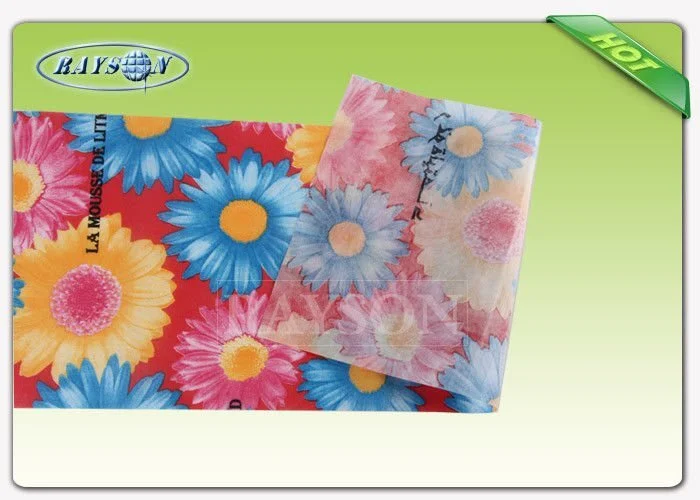 100% PP Spunbond Non Woven Fabric For Shopping Bags with 75gsm Full Color Printing 1