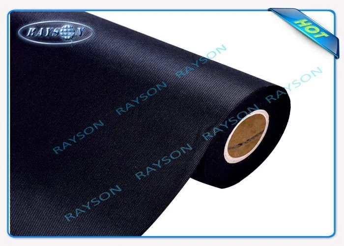 Black 100% Polypropylene Spunbond Non Woven Fabric For Furniture Used 1