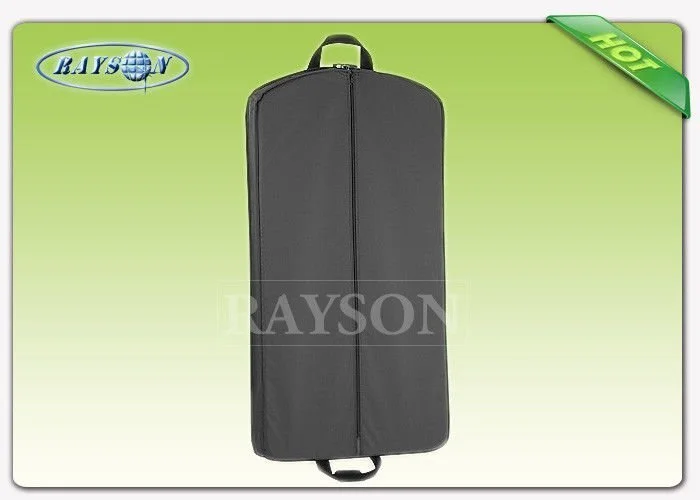 Dust Proof Wedding Dress Garment Bag With Zipper White / Black Color Non Woven Fabric Bags 1