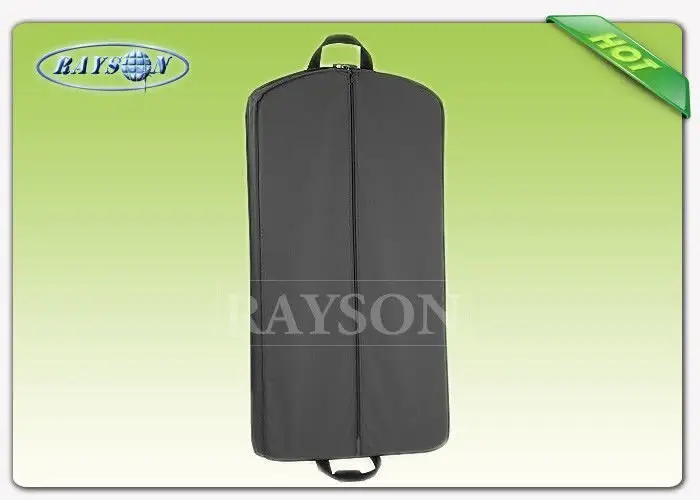 Rayson Non Woven Fabric Dust Proof Wedding Dress Garment Bag With Zipper White / Black Color Non Woven Fabric Bags PP Non Woven Bags image22