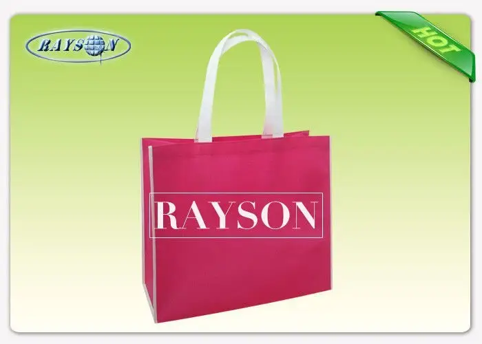 Rayson Non Woven Fabric 120GSM OPP Laminated 	PP Non Woven Bags In Mesh belt Handle PP Non Woven Bags image17