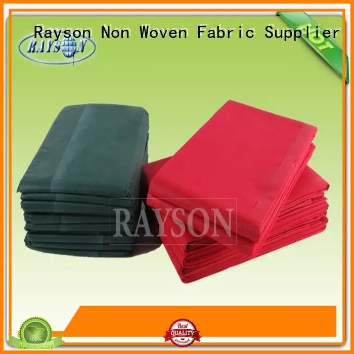 tablecloth napkin disposable bed sheets online Rayson Non Woven Fabric manufacture 1
