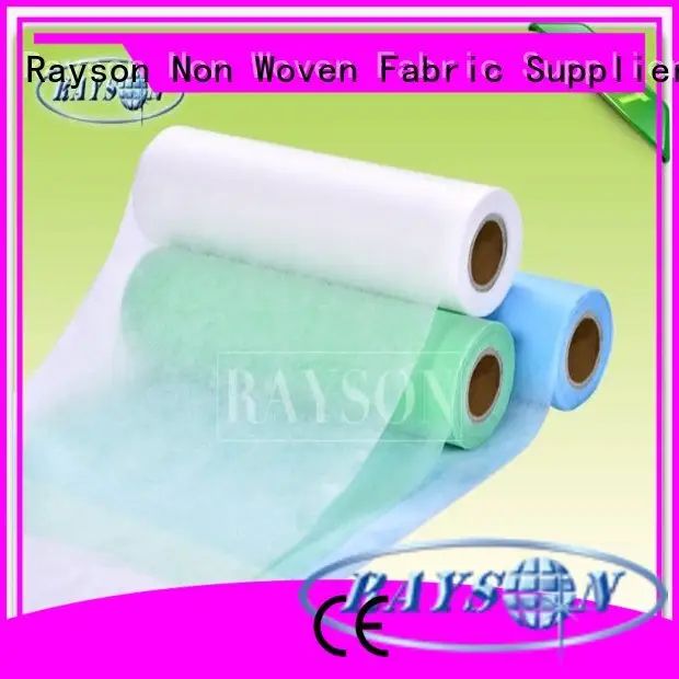 gardening spunlace colored medical non woven fabric Rayson Non Woven Fabric Brand 1