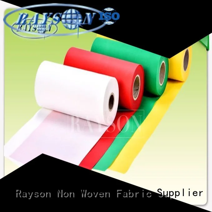amp process dress decoration Rayson Non Woven Fabric Brand pp spunbond nonwoven fabric supplier 1