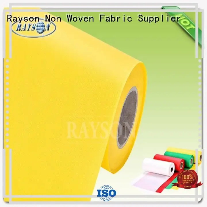 Quality Rayson Non Woven Fabric Brand polybag draw pp spunbond nonwoven fabric 1