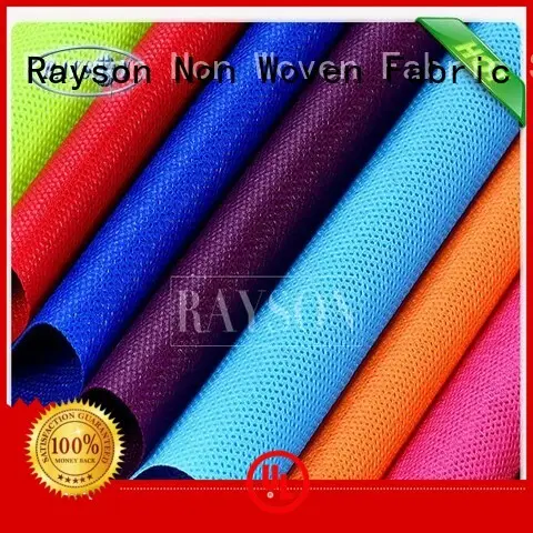 woven vs nonwoven fabric polyester Rayson Non Woven Fabric Brand pp spunbond nonwoven fabric 1