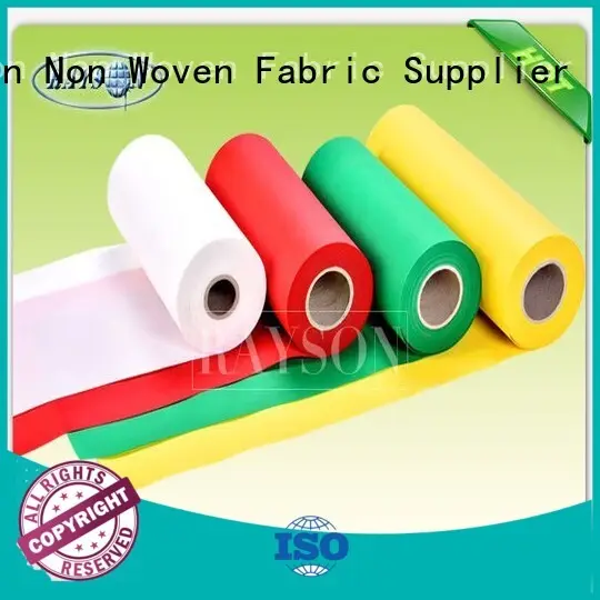 Wholesale gram woven vs nonwoven fabric Rayson Non Woven Fabric Brand 1