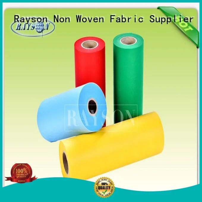 Wholesale temperature us pp spunbond nonwoven fabric Rayson Non Woven Fabric Brand 1