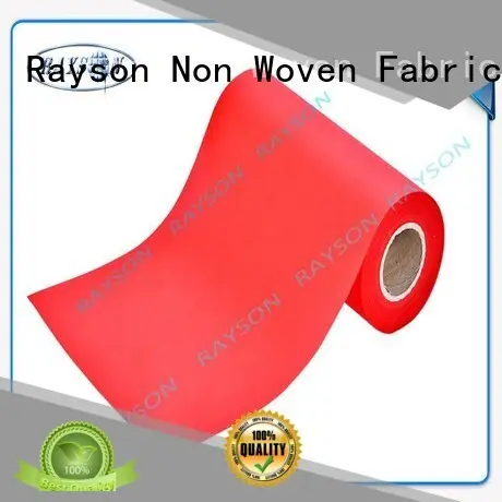 max thickness 38g Rayson Non Woven Fabric Brand pp spunbond nonwoven fabric supplier 1