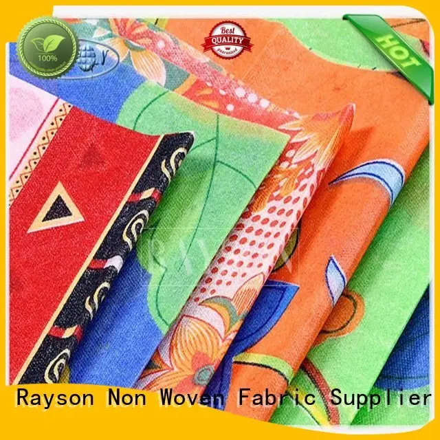 Quality Rayson Non Woven Fabric Brand woven print wipe 1