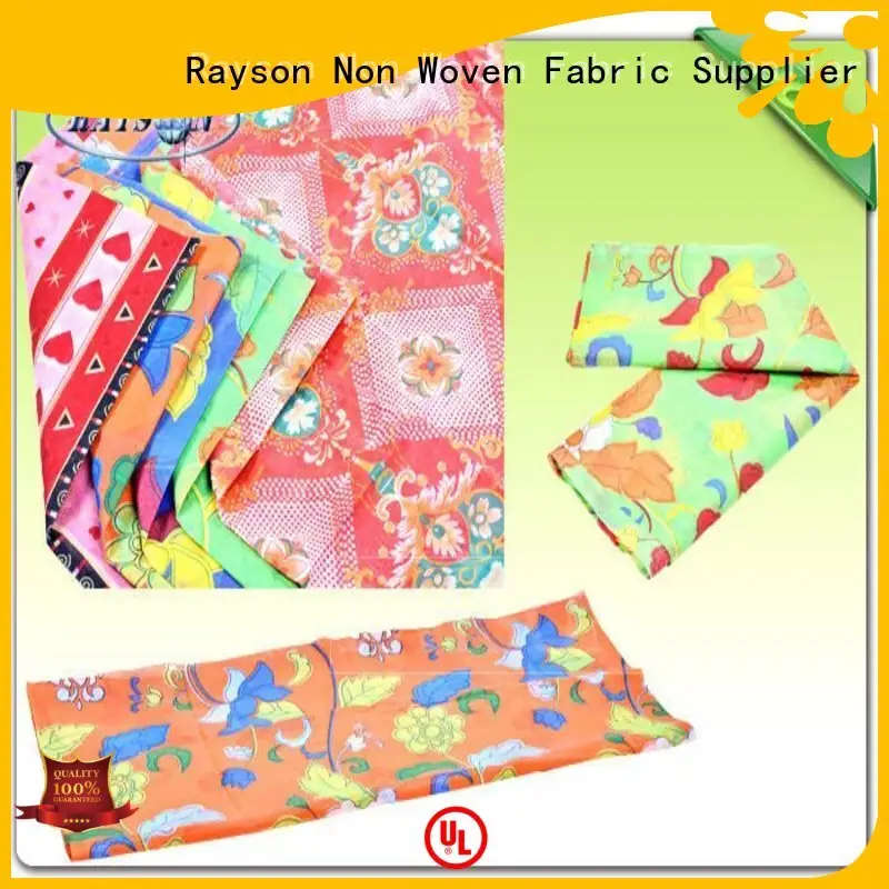 resist gram feeling Rayson Non Woven Fabric Brand woven print manufacture 1