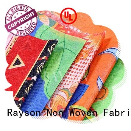 woven print feeling 50m Warranty Rayson Non Woven Fabric 1