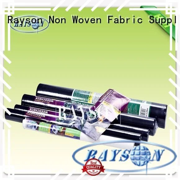 Rayson Non Woven Fabric black biodegradable landscape fabric manufacturer for ground cover 1