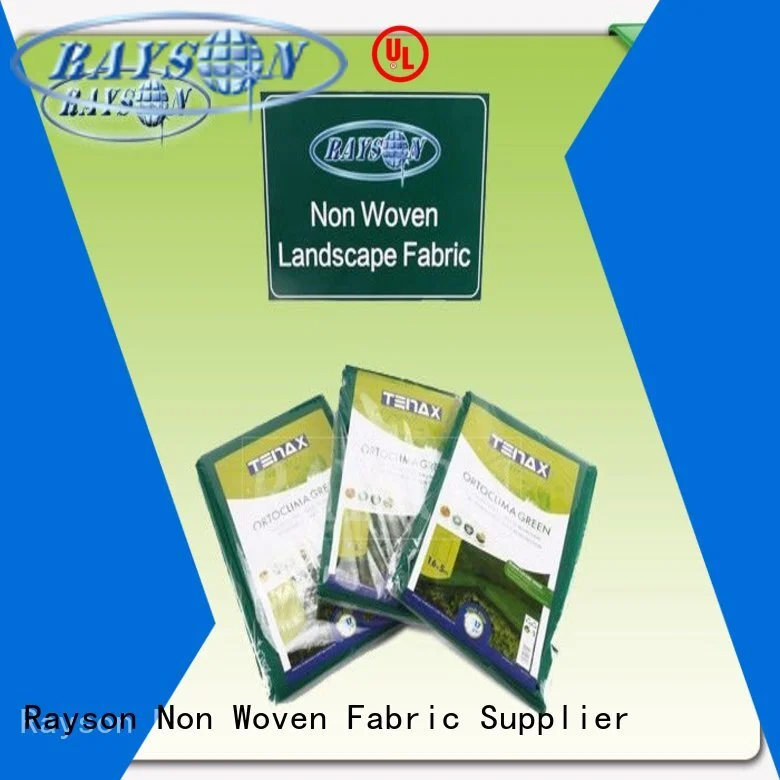 Rayson Non Woven Fabric spun black sheeting for gardens manufacturer for root control bags 1