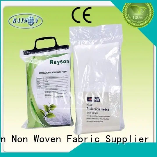 Rayson Non Woven Fabric high density garden weed barrier fabric supplier for root control bags 1