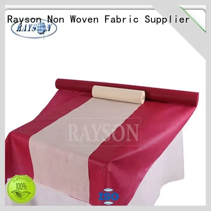 Fancy Anti bacterial 1x1m Non Slip Non Woven Tablecloth White TNT Tablecloth For Wedding 1