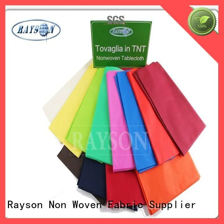 Oeko-Tex Certification Approved Pre-Cut 45 Gsm Various Colors Tnt Table Cloth With 25m Long 1