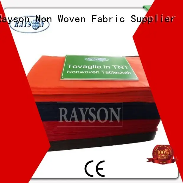 Eco-friendly Disposable 1m*1m 100% Polypropylene Spunbond Non Woven Table Cloth Runner Made In China 1