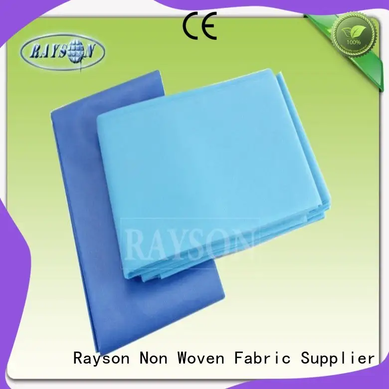Rayson Non Woven Fabric Wholesale hospital bed sheet size Supply for hospital use 1