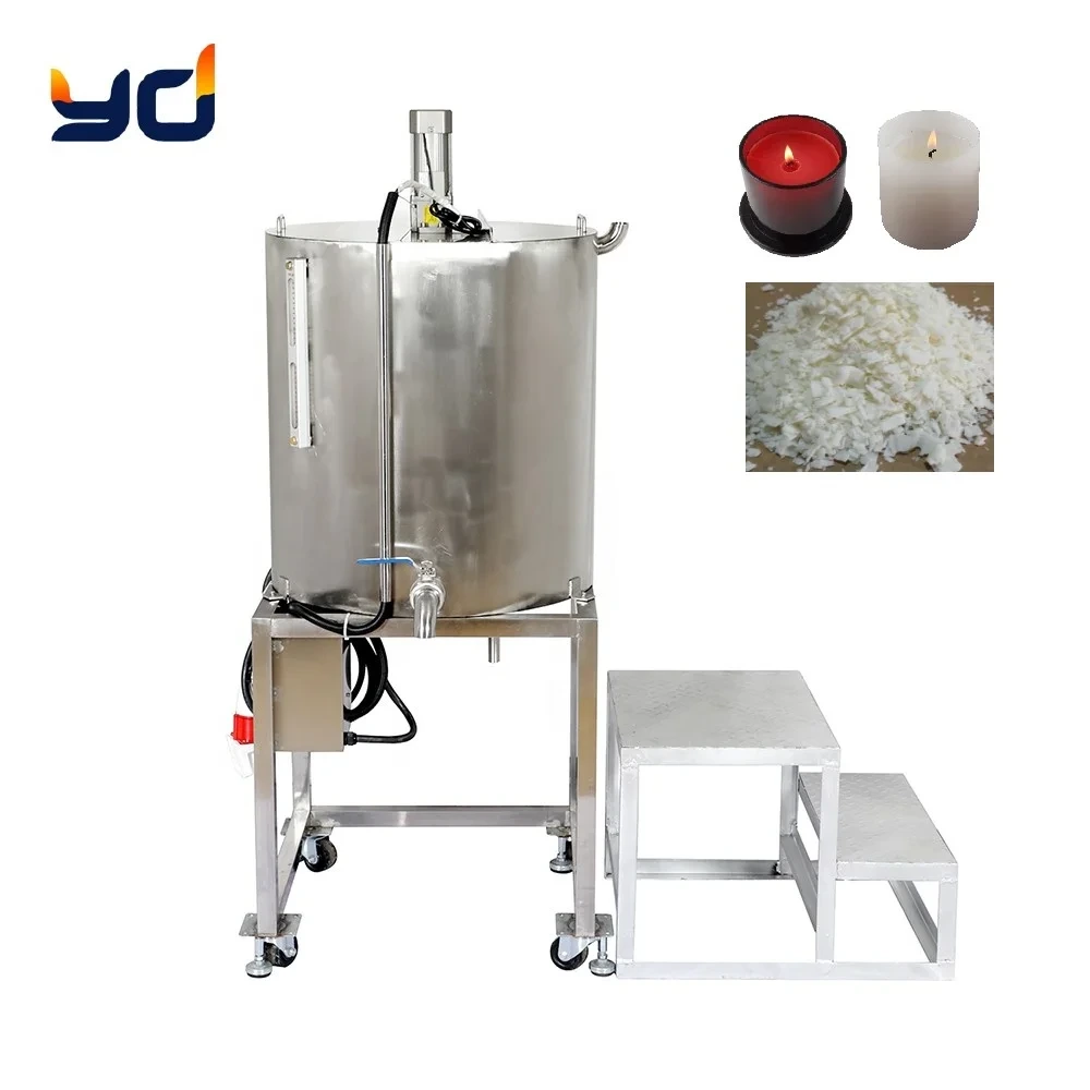 Stainless Steel Wax Heating Melting Tank 300L for Paraffin Wax Beewax 1
