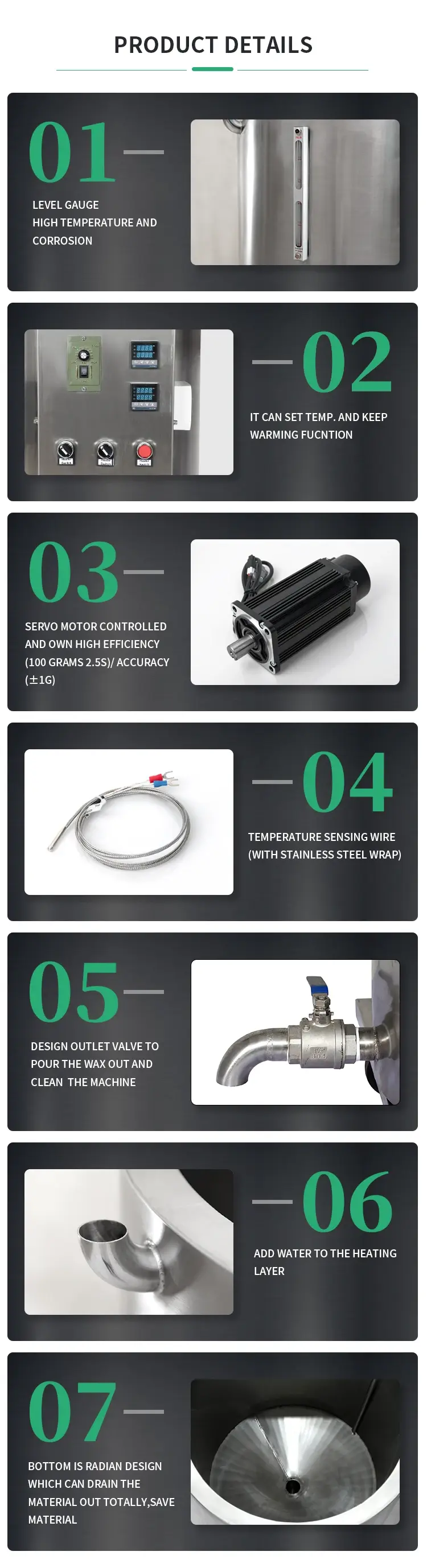 Durable Wax Melting Machine Price List 5
