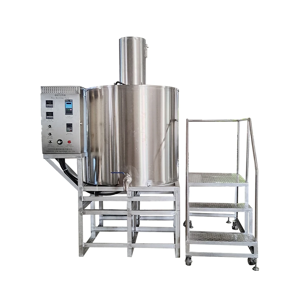 Candle/polish/hair/soap/cosmetic Wax Melting And Mixing Machine Wax Dissolving Equipment 500l Stainless Steel Tank Industry 1