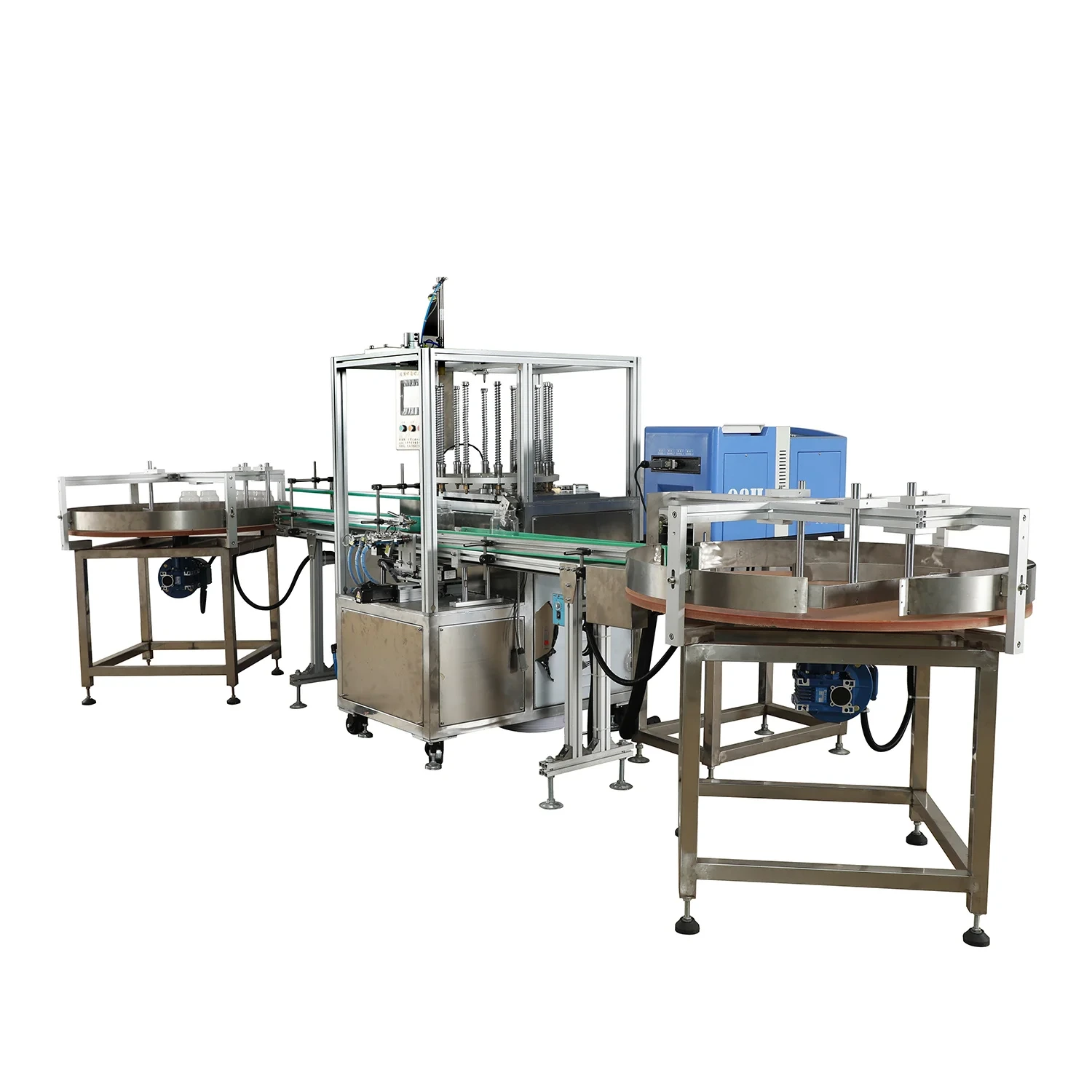 Fully Automatic Cotton Candle Wicks Inserting Machine With Wick Tabbing Cutting Gluing For Jar Candle 1