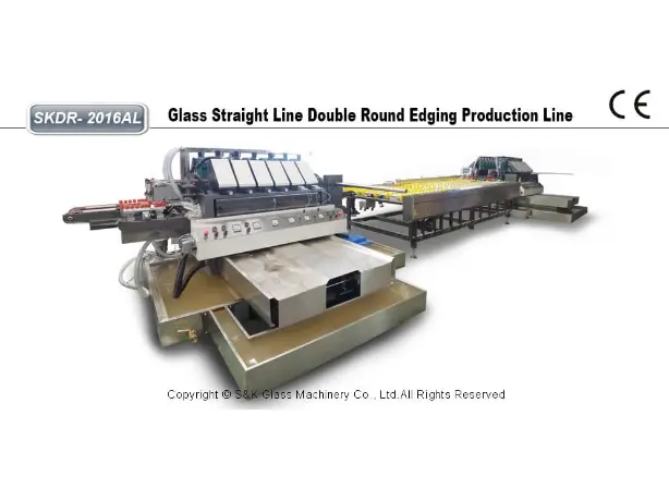 SANKEN Glass Straight Line Round Edging Machine Line
