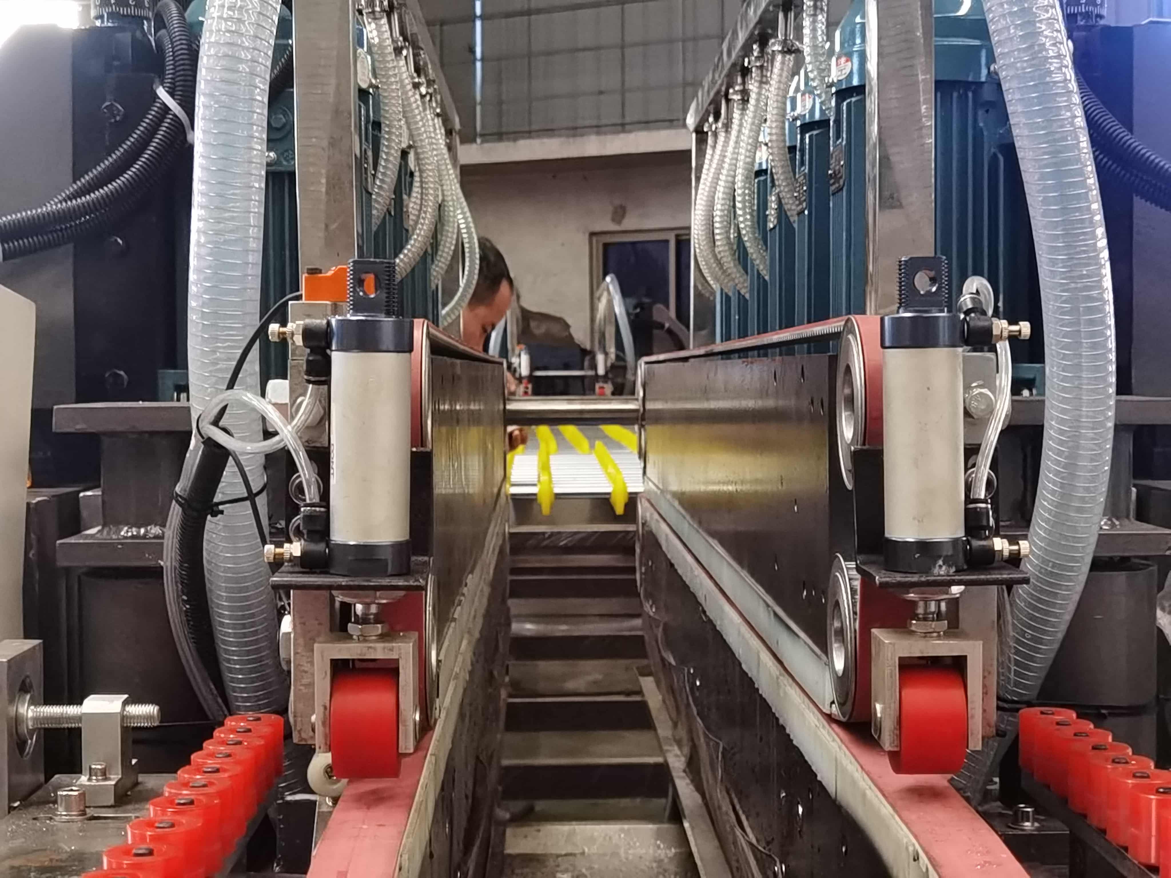 Glass Straight Line Round Edging Machine Line SKDR-2016AL | SANKEN