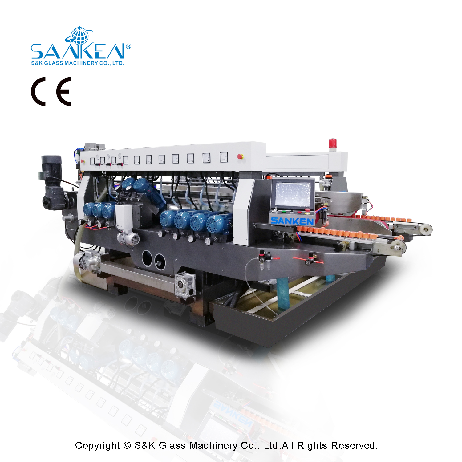 Glass Straight Line Double Edging Machine -1