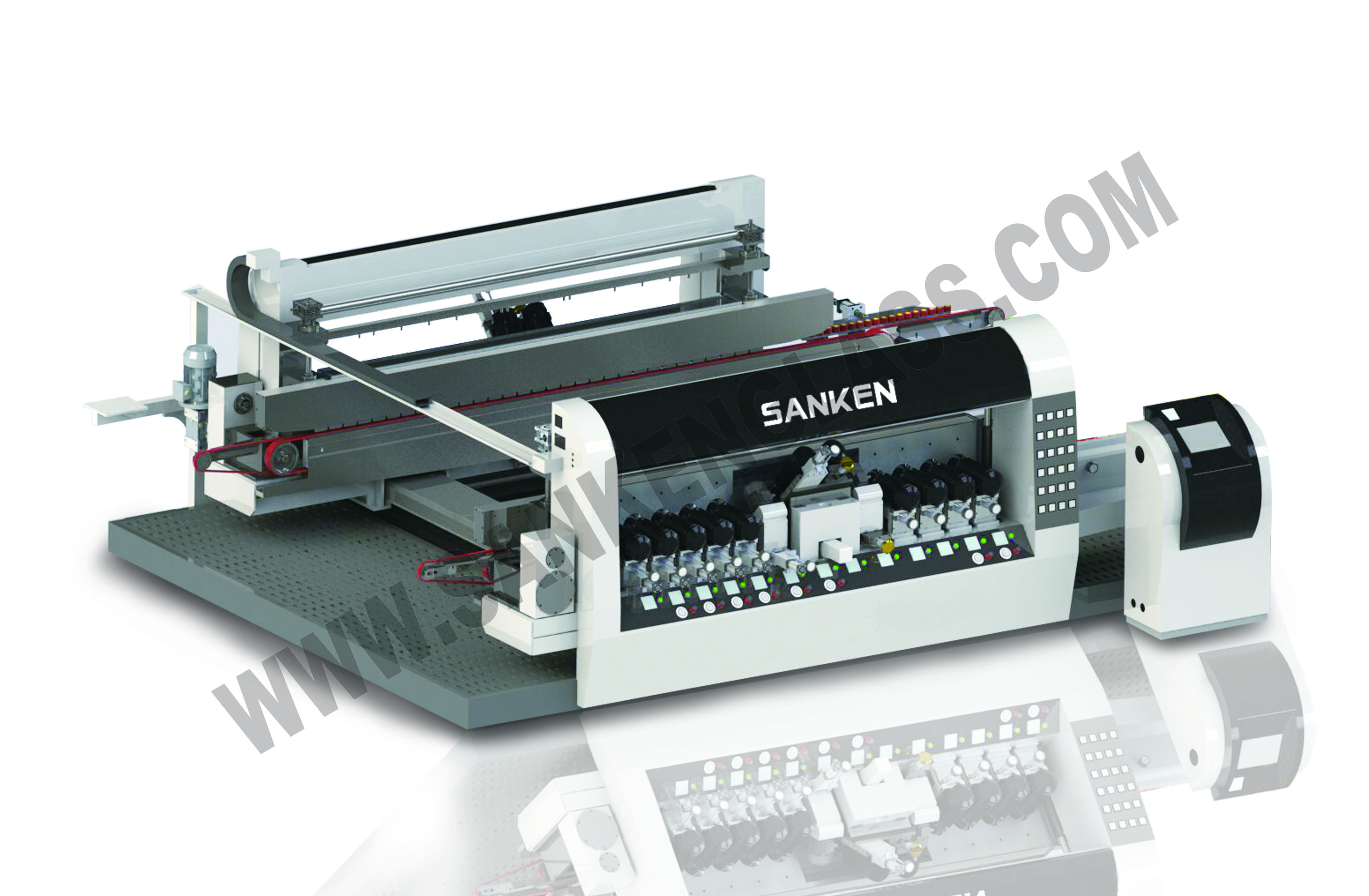 Sanken Glass Straight Line Double Edging Line