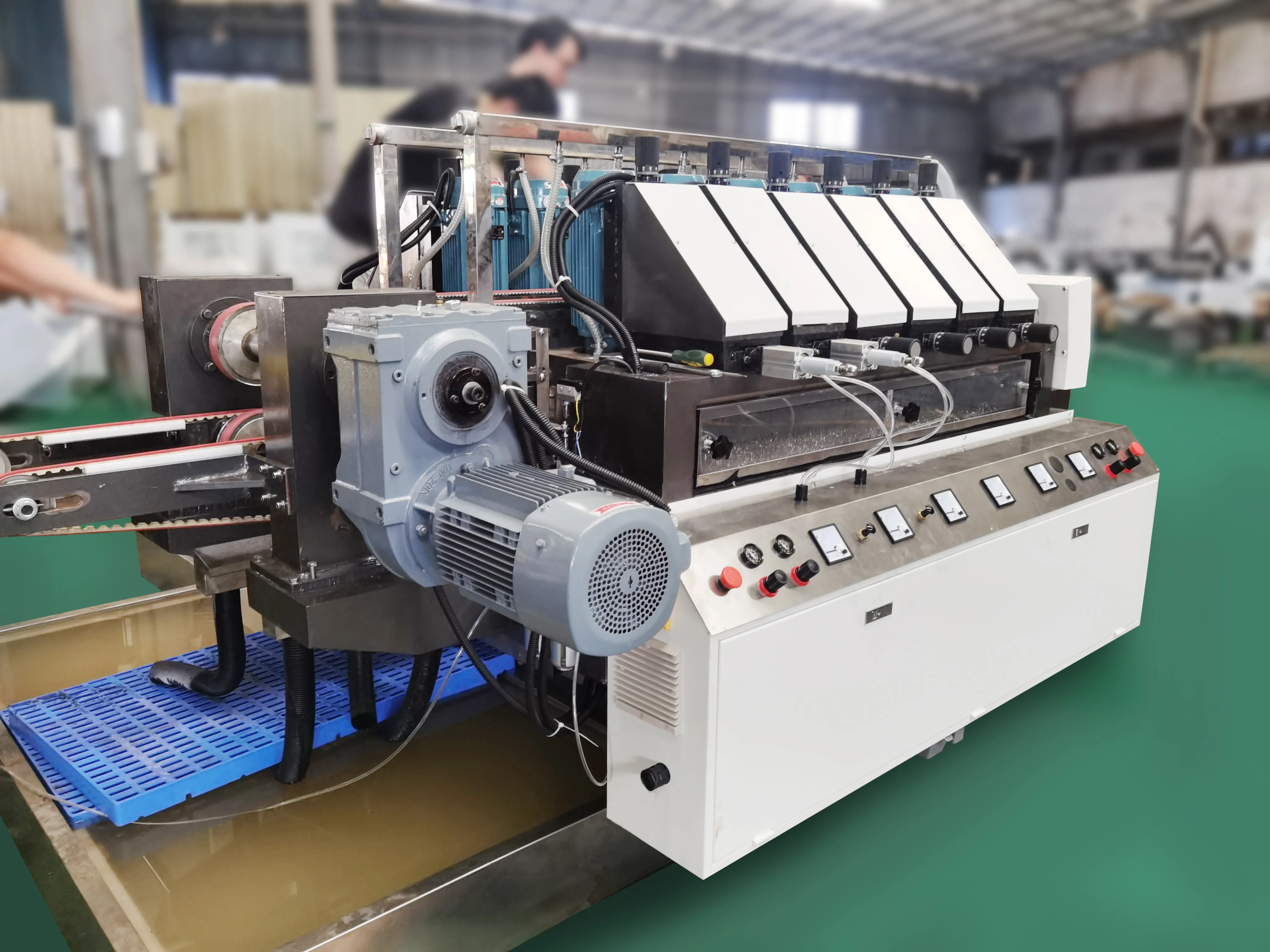 SANKEN Glass Straight Line Round Edging Machine