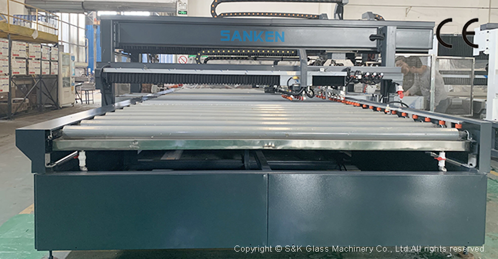 SANKEN Glass Straight Line Four Sides Edging Machine