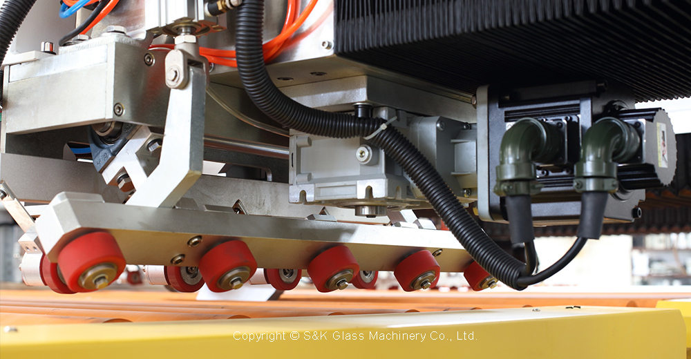 SANKEN Glass Straight Line Four Sides Edging Machine
