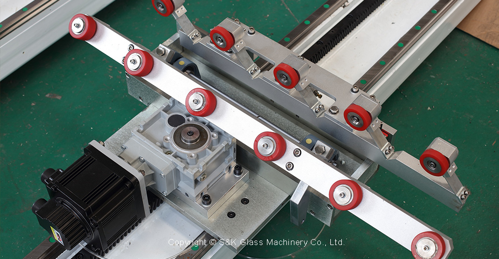 SANKEN Glass Straight Line Four Sides Edging Machine