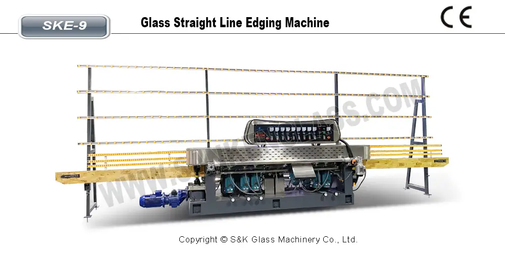 ماكينة حواف الخط المستقيم للزجاج SANKEN SKE-9