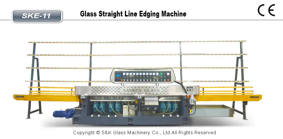 SANKEN Glass Straight Line Edging Machine SKE-11