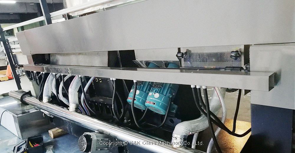 SANKEN Glass Straight Line Multilevel Miter Edging Machine SK45-9