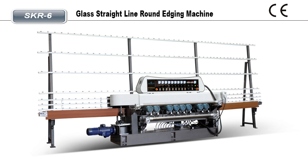 SANKEN Glass Straight Line Round Edging Machine SKR-6