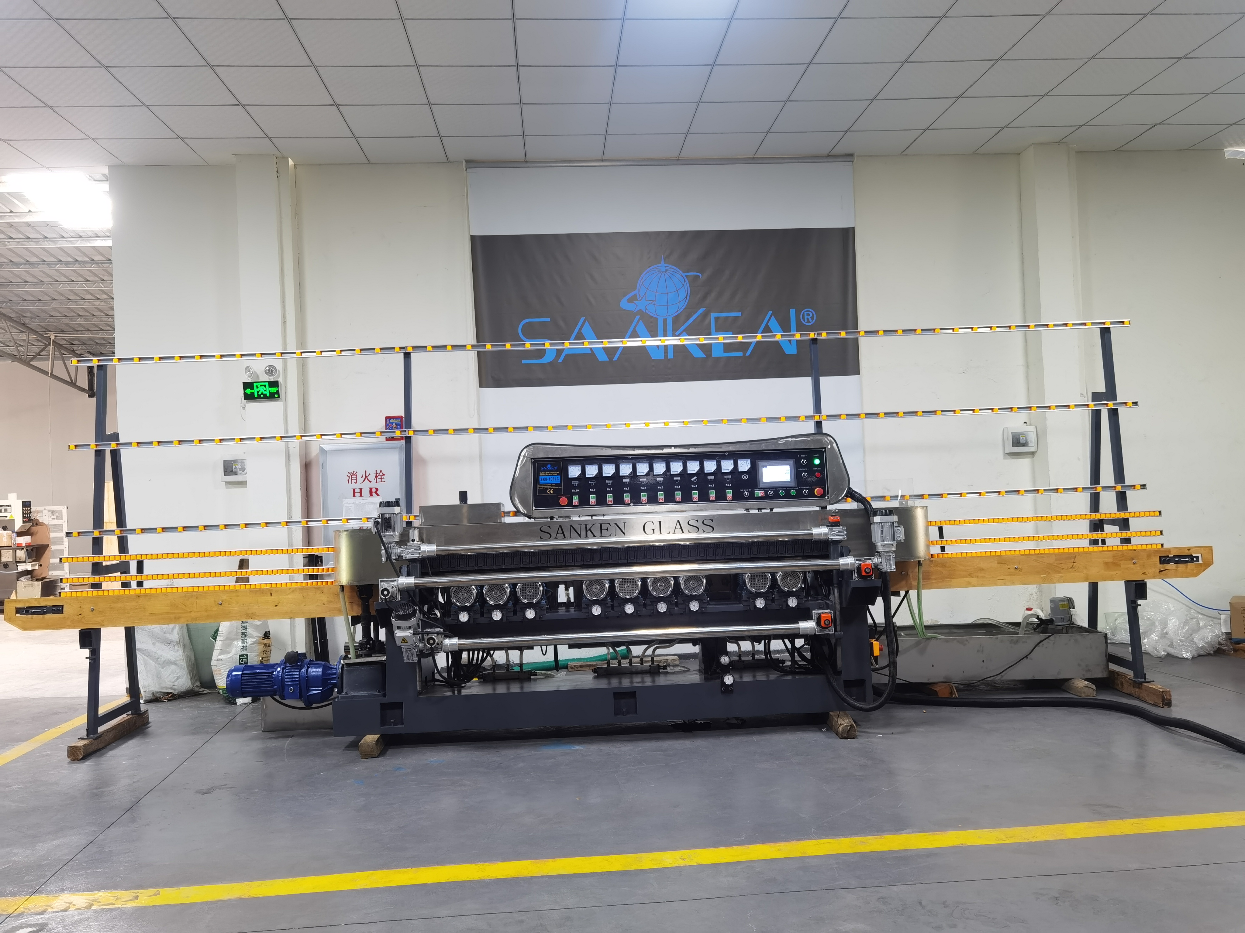 SANKEN Glass Straight Line Bevelling Machine SKB-10
