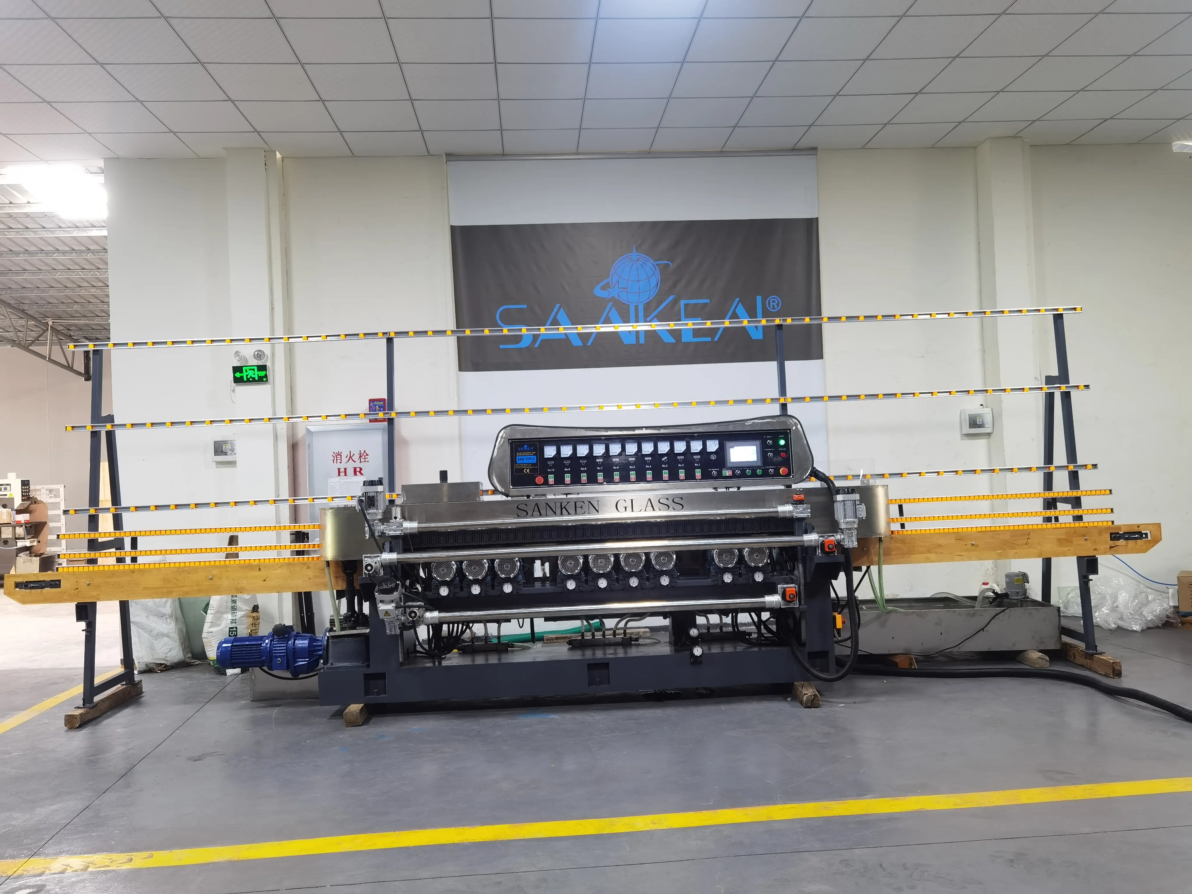 SANKEN Glass Straight Line Bevelling Machine SKB-10