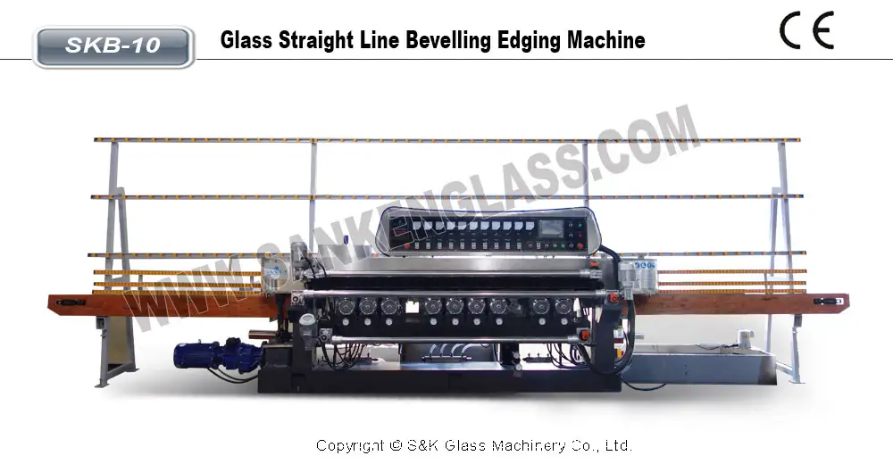 Máquina biseladora de vidrio de línea recta SANKEN SKB-10 1