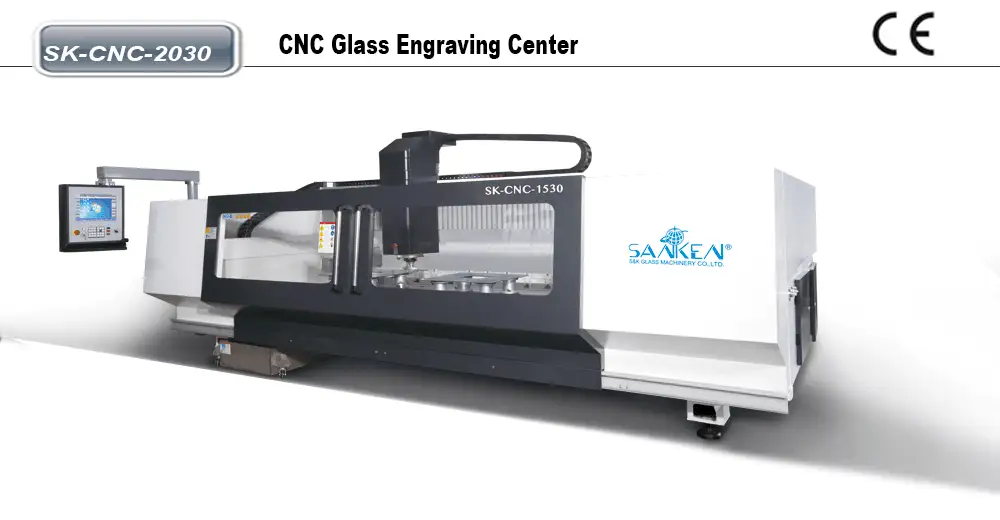 Centro de grabado de vidrio CNC SANKEN