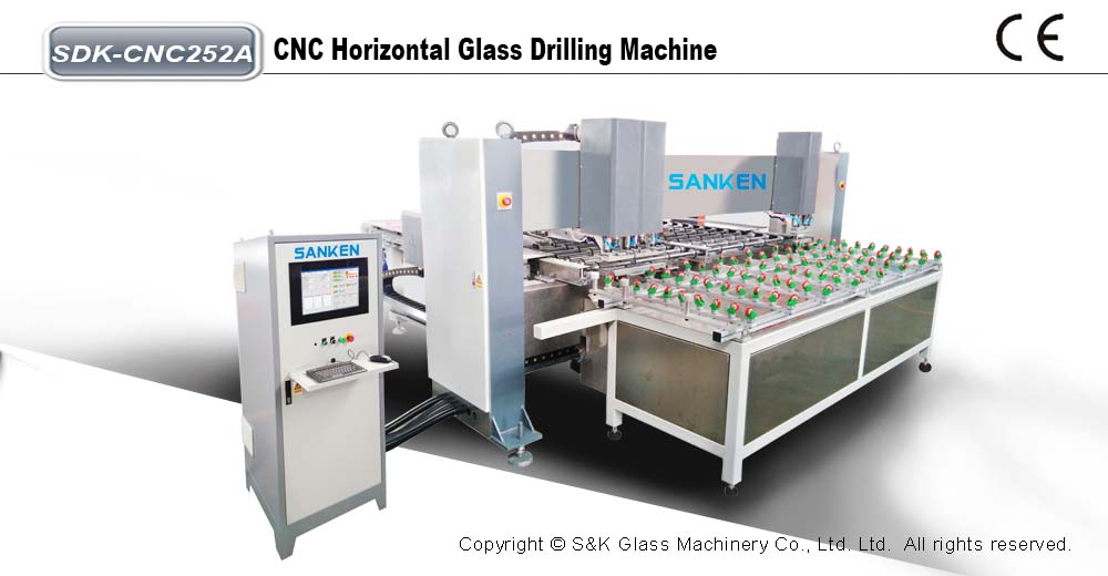 CNC Horizontal Glass Drilling Machine SKD-CNC252A