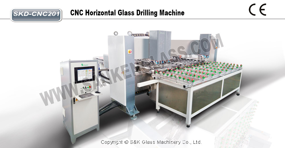 CNC Horizontal Glass Drilling Machine (Off-line) - SKD-CNC201